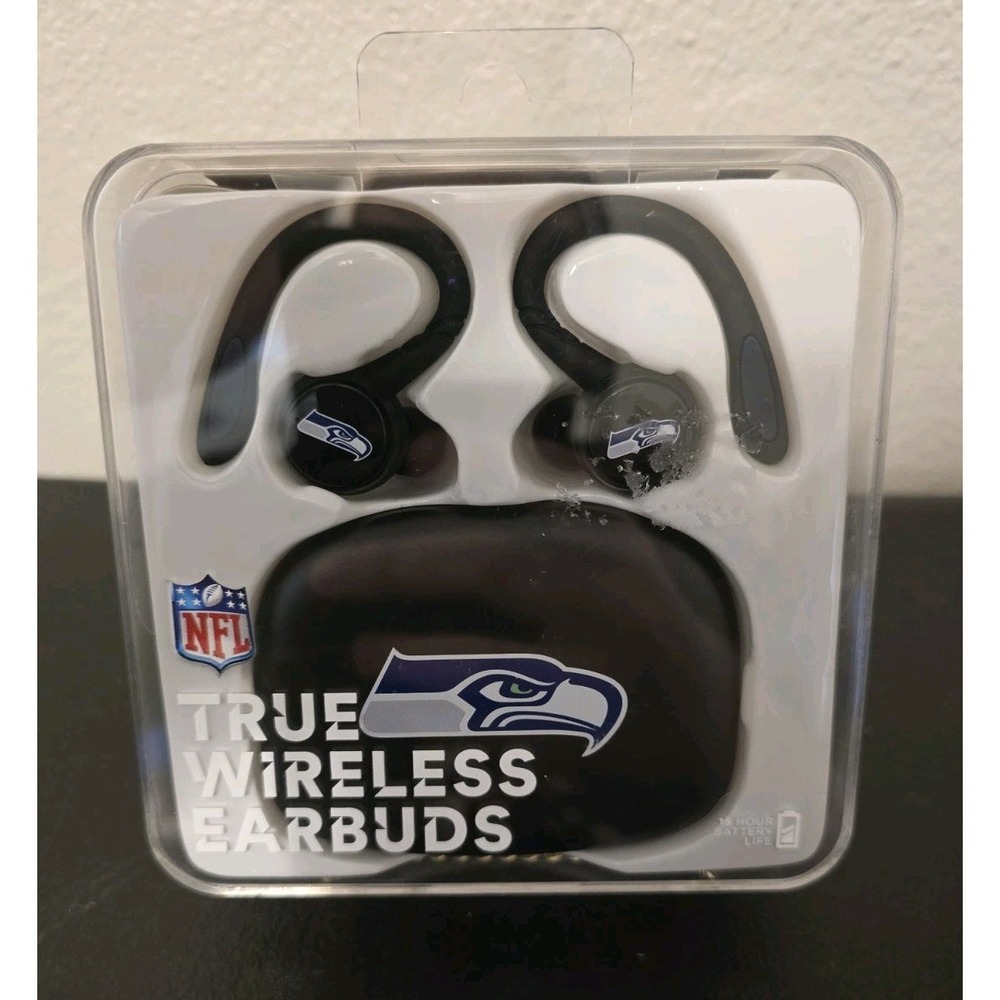 Soar Seattle Seahawks NFL Sport Bluetooth True Wireless Earbuds W/ Charging Case